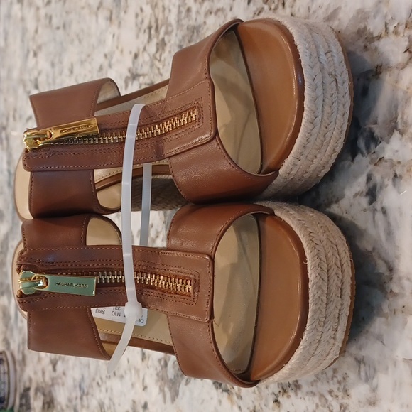 NEW Michael Kors Logo Bradley Mule Espadrille Wedge Sandal SZ 10 - Picture 7 of 15